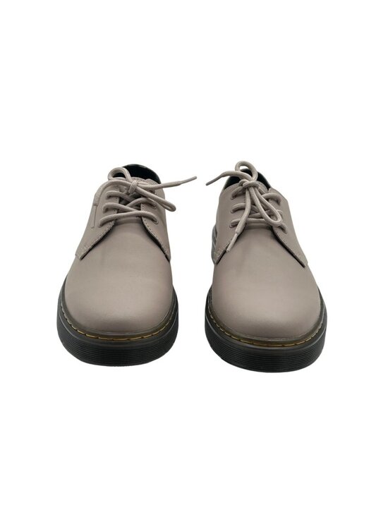 Dr. Martens Size M9 / W10 Beige Oxford Style Shoes Black Soles Yellow Stitching main image 7